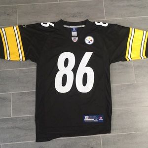 Reebok NFL Equipment Hines Ward Black Jers…
